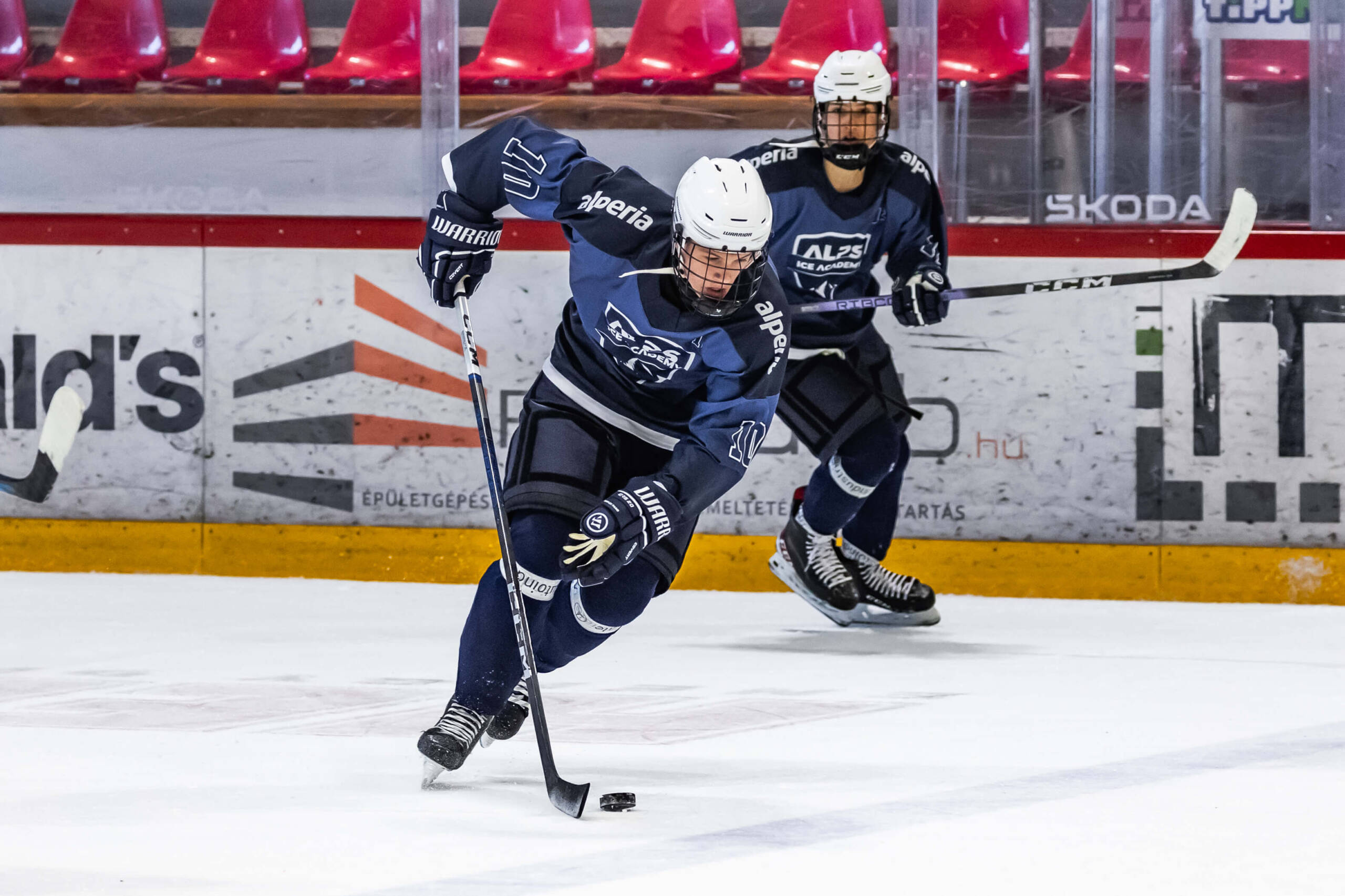 Giocatori di hockey sul ghiaccio