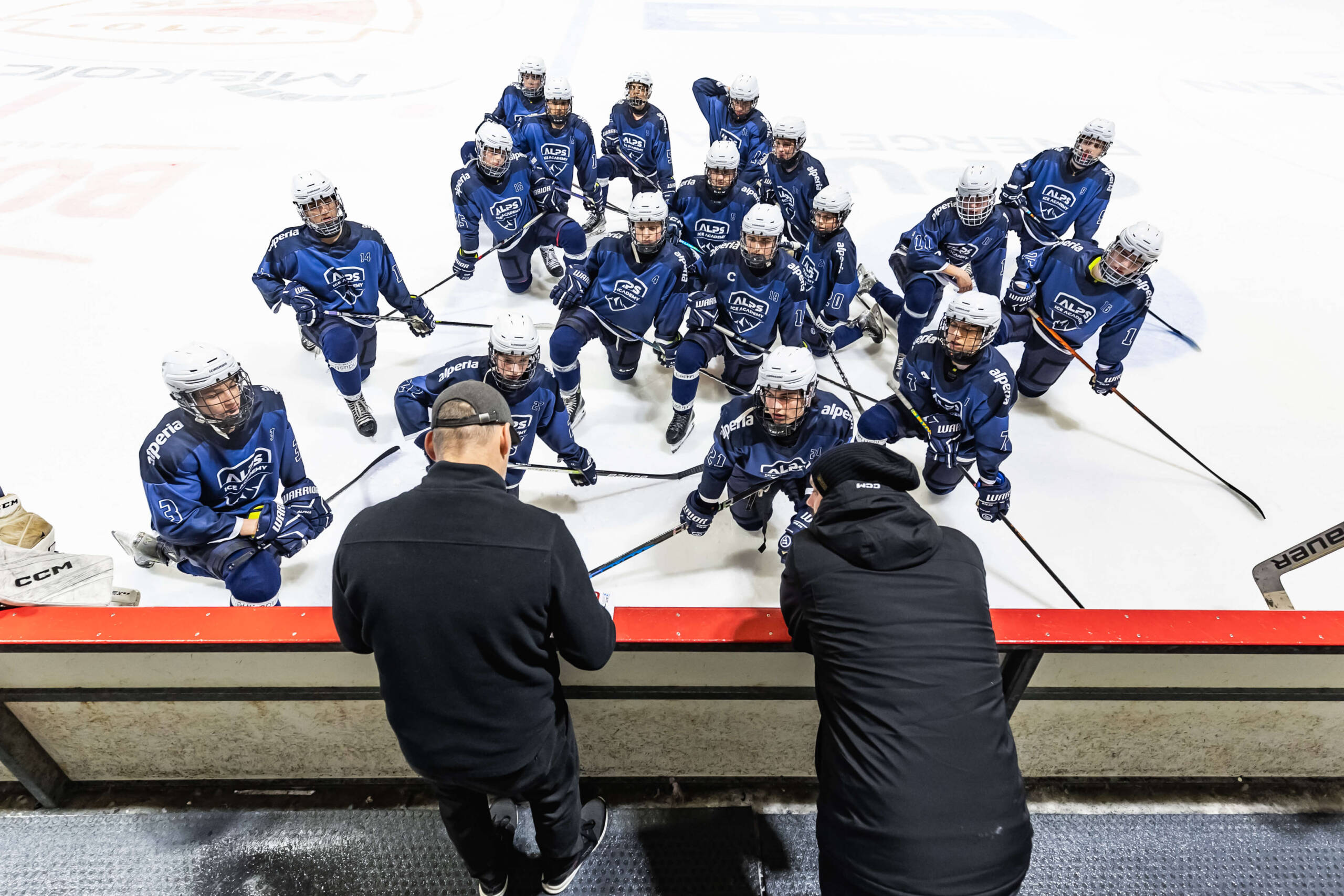 Giocatori di hockey sul ghiaccio